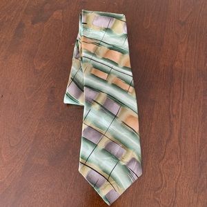COOL GREEN & GOLD JERRY GARCIA TIE!! 🔥😎👔